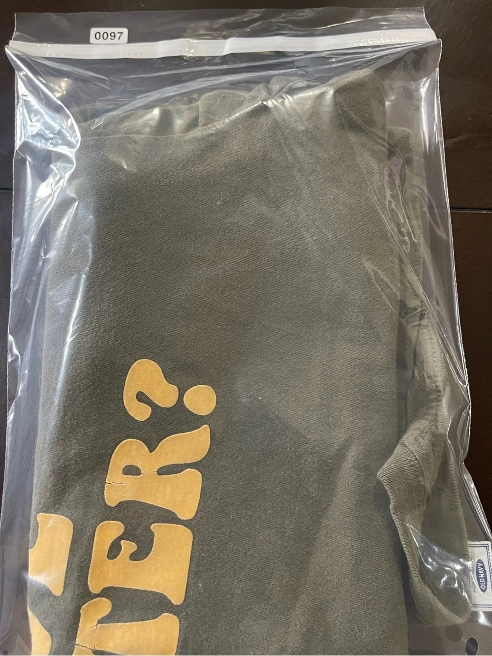 Old Navy Vintage Fit Graphic Tee - Size Large - Unisex Olive Green